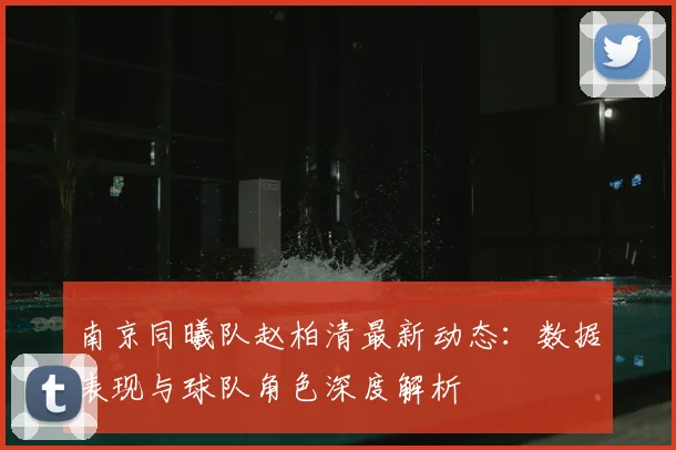 南京同曦队赵柏清最新动态：数据表现与球队角色深度解析